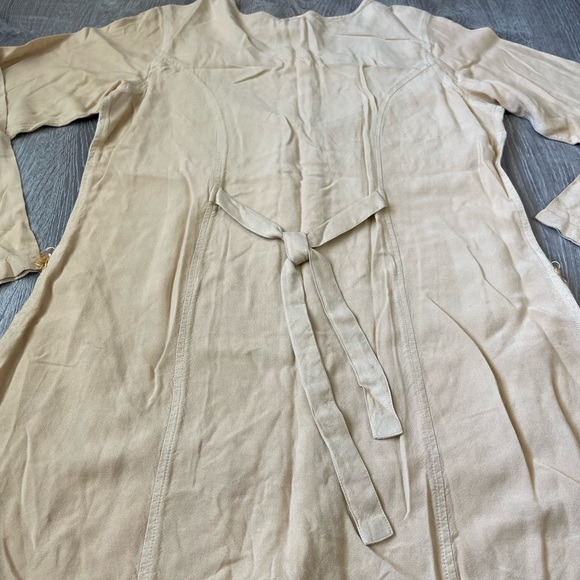 Original Anthony Small Womens Tan Long Tunic Blouse - Picture 8 of 8